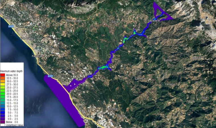 Alanya ve çevresindeki derelerde taşkın riskleri ölçüldü