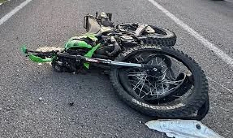 Isparta'da motosiklet kazası. Genç sürücü hayatını kaybetti