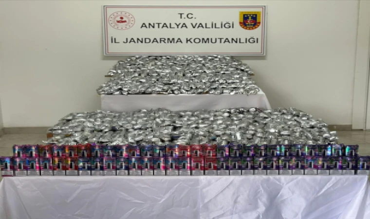 Yapılan Aramada 5 bin adet kaçak elektronik sigara ele geçirildi.