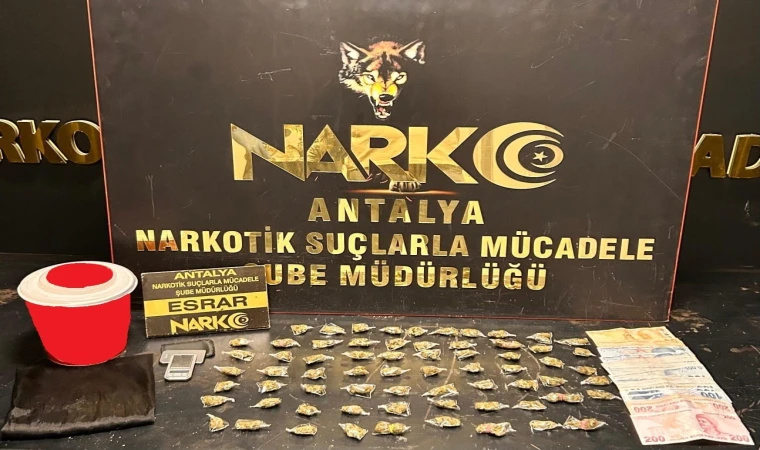 Antalya’da uyuşturucu operasyonlarında 1 haftada 27 şüpheli tutuklandı
