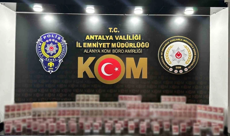 Antalya’da KOM operasyonlarında 2 şüpheli tutuklandı