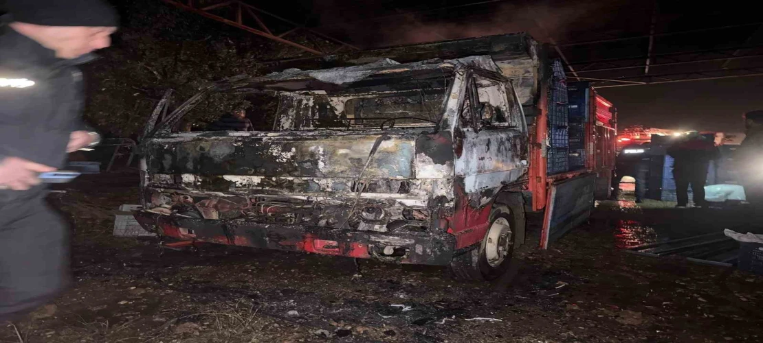 PARK HALİNDEYKEN YANDI!