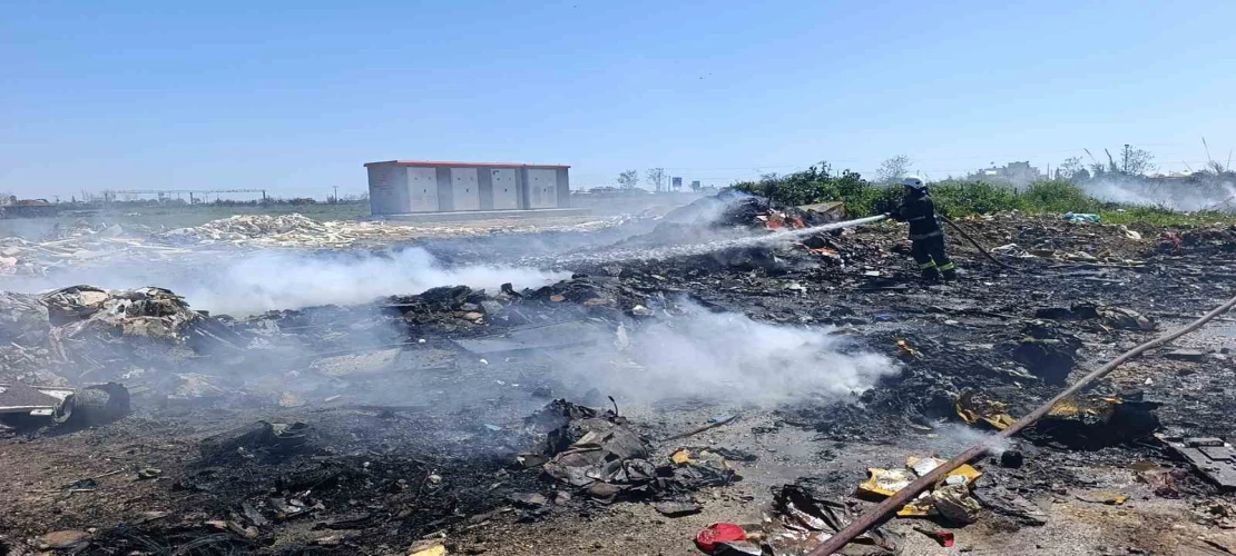 Çöp ve hurdalar yine alev aldı vatandaşlar duruma isyan etti