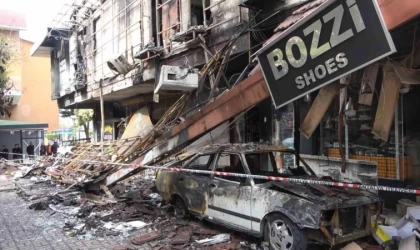 ALANYA'DA YANGIN