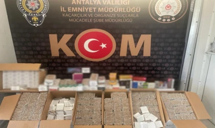 ALANYADA KAÇAK SİGARA BASKINI