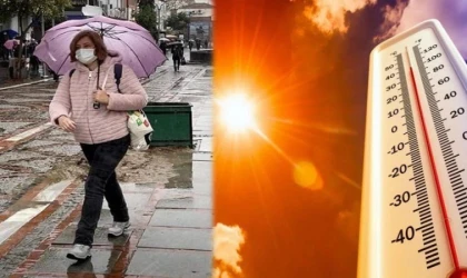 Kıyılara yağış, doğuda sıcaklık artacak