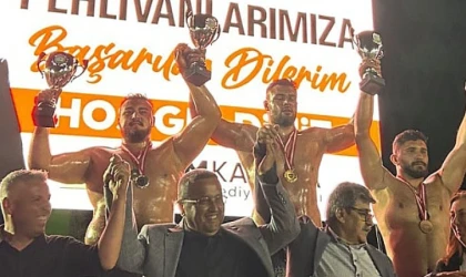 Kemer Belediye güreşçisi ikinci oldu