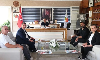 AESOB Başkanı Dere’den Başkan Topaloğlu’na ziyaret