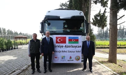 100 bin fidan kardeş ülke için yola çıktı