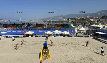 Dünya Plaj Voleybolu Pro Tur’un Alanya etabı başladı