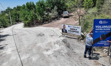 Serik Haskızılören Mahallesi yeni yoluna kavuştu