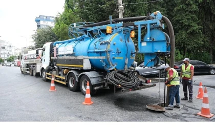ASAT Alanya’da yağmursuyu hatlarını temizliyor