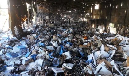 Alanya’da klima deposundaki yangının boyutu gün aydınlanınca ortaya çıktı