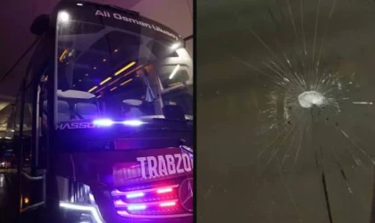 Antalya Emniyet Müdürlüğü’nden Trabzonspor otobüsüne yapılan saldırıyla ilgili açıklama