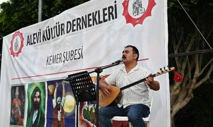 Alevi Kültür Dernekleri Kemer Şubesinden aşure lokması