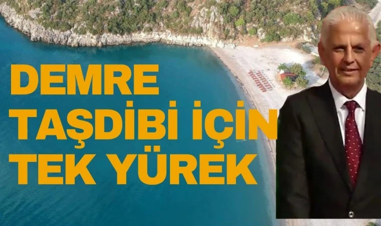 DEMRE TAŞDİBİ BASIN AÇIKLAMASI